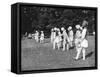 Sikh Officers Playing Quoits at Hampton Court Palace, 1902-C.A. Miller-Framed Stretched Canvas