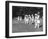 Sikh Officers Playing Quoits at Hampton Court Palace, 1902-C.A. Miller-Framed Photographic Print