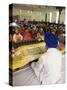 Sikh Priest and Holy Book at Sikh Wedding, London, England, United Kingdom-Charles Bowman-Stretched Canvas