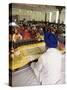 Sikh Priest and Holy Book at Sikh Wedding, London, England, United Kingdom-Charles Bowman-Stretched Canvas