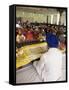 Sikh Priest and Holy Book at Sikh Wedding, London, England, United Kingdom-Charles Bowman-Framed Stretched Canvas