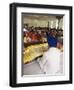 Sikh Priest and Holy Book at Sikh Wedding, London, England, United Kingdom-Charles Bowman-Framed Photographic Print