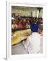 Sikh Priest and Holy Book at Sikh Wedding, London, England, United Kingdom-Charles Bowman-Framed Photographic Print