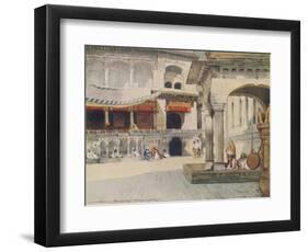 Sikh Temple Amritsar Interior of the Golden Temple-Mortimer Menpes-Framed Photographic Print