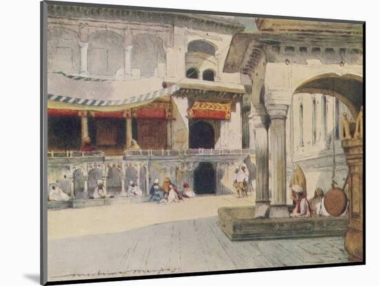 Sikh Temple Amritsar Interior of the Golden Temple-Mortimer Menpes-Mounted Photographic Print