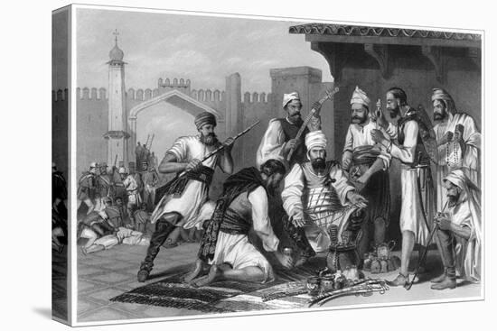 Sikh Troops Dividing the Spoils Taken from Mutineers , 1857-null-Stretched Canvas