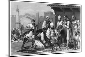 Sikh Troops Dividing the Spoils Taken from Mutineers , 1857-null-Mounted Giclee Print