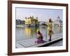 Sikhs in Front of the Sikhs' Golden Temple, Amritsar, Pubjab State, India-Alain Evrard-Framed Photographic Print