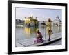 Sikhs in Front of the Sikhs' Golden Temple, Amritsar, Pubjab State, India-Alain Evrard-Framed Photographic Print