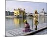 Sikhs in Front of the Sikhs' Golden Temple, Amritsar, Pubjab State, India-Alain Evrard-Mounted Photographic Print