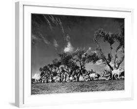 Sikhs Migrating to Hindu Section of Punjab After the Partitioning of India-Margaret Bourke-White-Framed Photographic Print