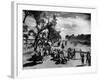 Sikhs Migrating to the Hindu Section of Punjab After the Division of India-Margaret Bourke-White-Framed Photographic Print