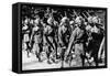 Sikhs on the March-null-Framed Stretched Canvas