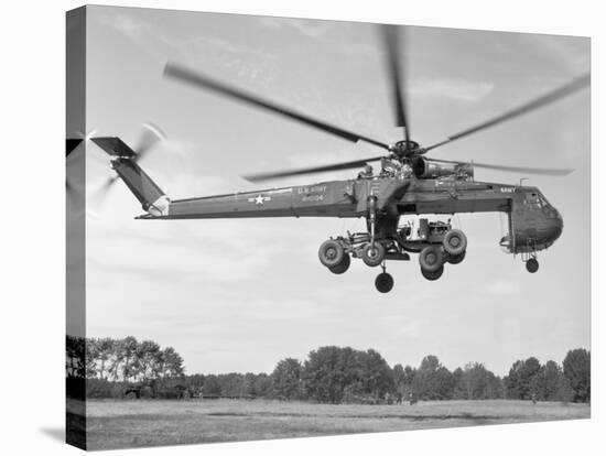 Sikorsky Ch-54 Skycrane in Flight-null-Stretched Canvas