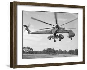 Sikorsky Ch-54 Skycrane in Flight-null-Framed Photographic Print