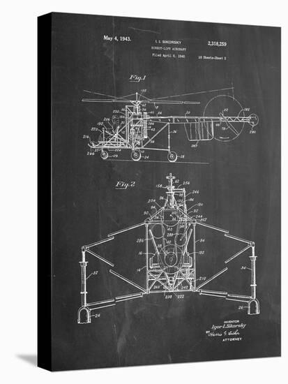 Sikorsky Helicopter Patent-null-Stretched Canvas