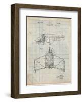 Sikorsky Helicopter Patent-Cole Borders-Framed Art Print