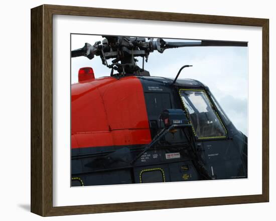 Sikorsky HSS-1 Seabat Helicopter of the Belgian Air Force-Stocktrek Images-Framed Photographic Print