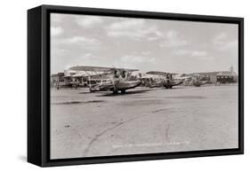 Sikorsky S-38 Awaiting Delivery, Curtis Field, 1928-null-Framed Stretched Canvas