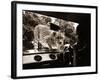 Sikuku the Cheetah Peers into a Car at Woburn Wild Animal Kingdom Bedfordshire, July 1970-null-Framed Photographic Print