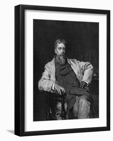 Silas Weir Mitchell-Frank Holl-Framed Art Print