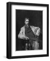 Silas Weir Mitchell-Frank Holl-Framed Art Print