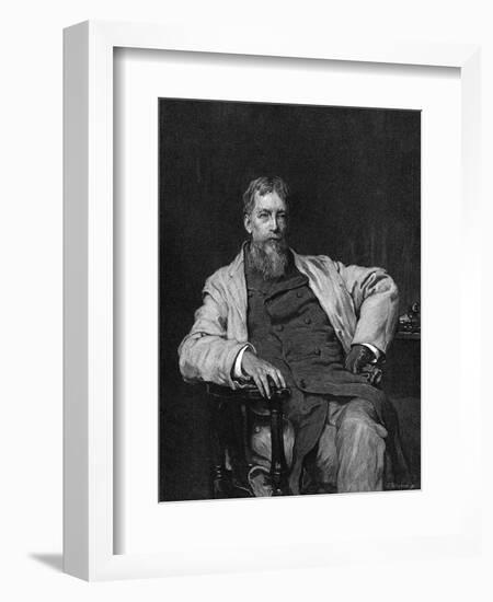 Silas Weir Mitchell-Frank Holl-Framed Art Print