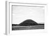 Silbury Hill with Two Lone Figures and Fields-Rory Garforth-Framed Photographic Print