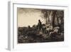 Silence Et Nuit Des Bois-Pierre Edmond Alexandre Hedouin-Framed Giclee Print