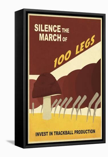 Silence the March-Steve Thomas-Framed Stretched Canvas