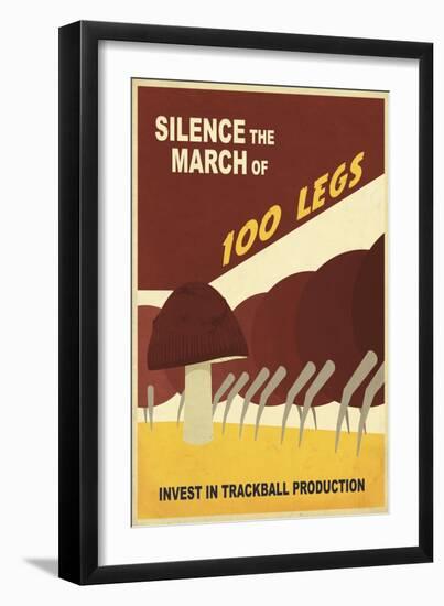 Silence the March-Steve Thomas-Framed Giclee Print