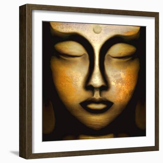 Silence-Christine Ganz-Framed Art Print