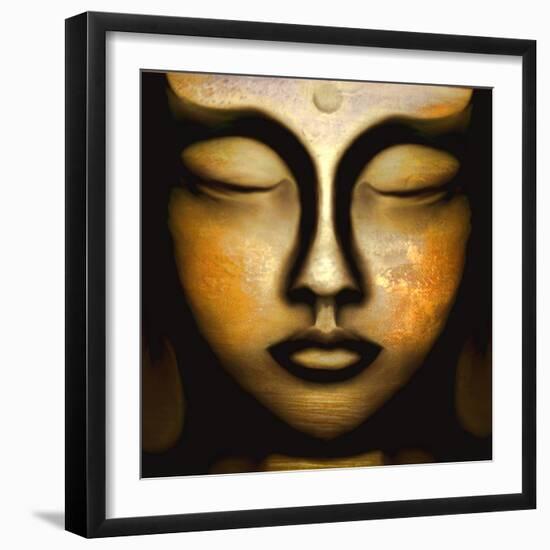 Silence-Christine Ganz-Framed Art Print