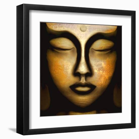 Silence-Christine Ganz-Framed Art Print