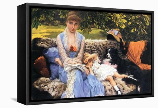 Silence-James Tissot-Framed Stretched Canvas