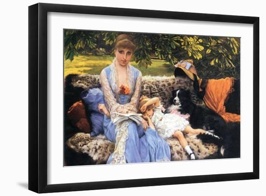 Silence-James Tissot-Framed Art Print