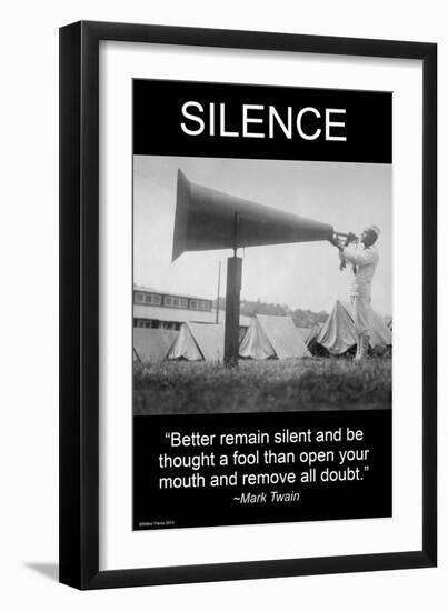 Silence-Wilbur Pierce-Framed Art Print