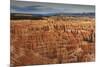 Silent City Hoodoos on a Cloudy Winter Afternoon, Bryce Amphitheatre, Inspiration Point-Eleanor Scriven-Mounted Photographic Print
