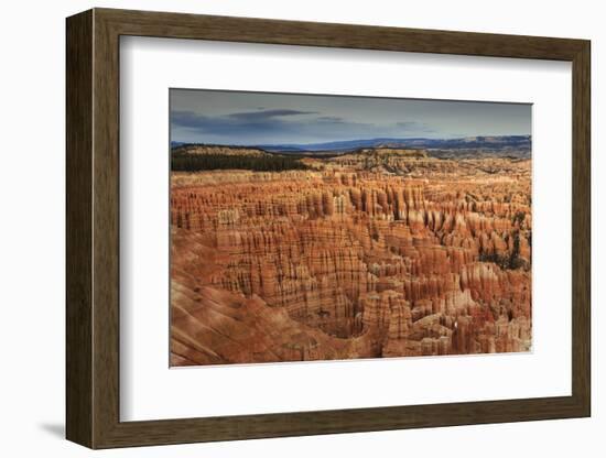 Silent City Hoodoos on a Cloudy Winter Afternoon, Bryce Amphitheatre, Inspiration Point-Eleanor Scriven-Framed Photographic Print