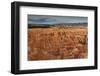 Silent City Hoodoos on a Cloudy Winter Afternoon, Bryce Amphitheatre, Inspiration Point-Eleanor Scriven-Framed Photographic Print