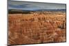 Silent City Hoodoos on a Cloudy Winter Afternoon, Bryce Amphitheatre, Inspiration Point-Eleanor Scriven-Mounted Photographic Print