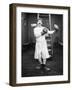 Silent Film Still: Boxing-null-Framed Giclee Print