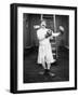 Silent Film Still: Boxing-null-Framed Giclee Print