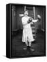 Silent Film Still: Boxing-null-Framed Stretched Canvas