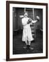 Silent Film Still: Boxing-null-Framed Giclee Print