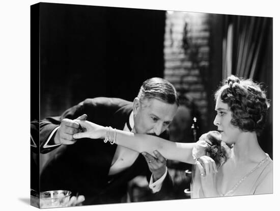 Silent Film Still: Couples-null-Stretched Canvas