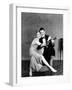 Silent Film Still: Couples-null-Framed Photographic Print