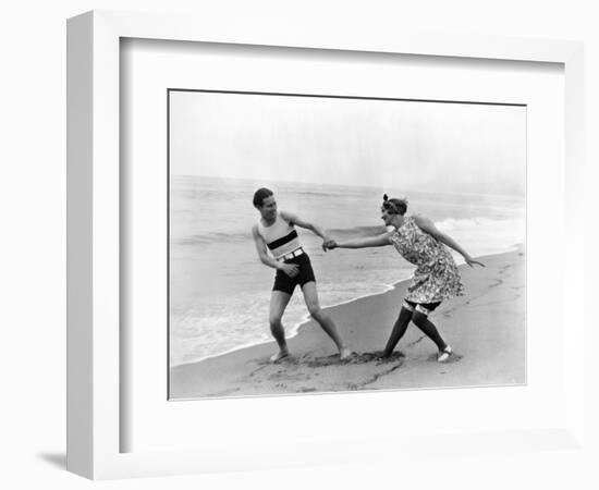 Silent Film Still: Couples-null-Framed Photographic Print