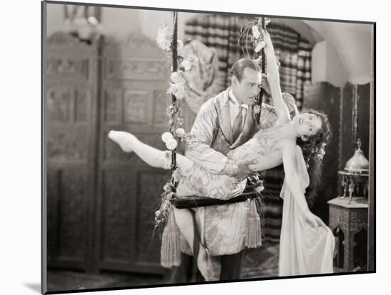 Silent Film Still: Couples-null-Mounted Giclee Print