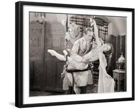 Silent Film Still: Couples-null-Framed Giclee Print